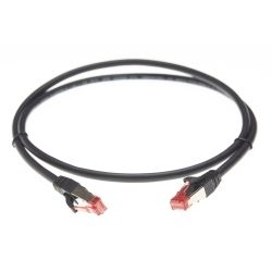 Cat6a S/FTP LSZH 5m RJ45-RJ45 Network Cable - Black