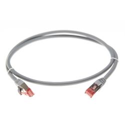 4Cabling Cat6a S/FTP LSZH 0.25m RJ45-RJ45 Network Cable Grey