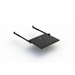 4Cabling 1RU Sliding Shelf Suitable for 450mm to 600mm Deep Server Racks and Server Cabinets