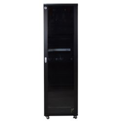 4Cabling 42RU 800mm Wide x 1000mm Deep Free Standing Server Rack with Lockable Bi-Fold Door