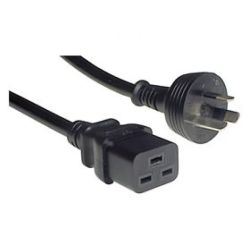 IEC C19 to Mains 15A 2m Power Lead