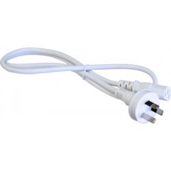 Doss IEC C13 to Mains Power Cord 2m White