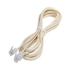 4Cabling Line Cord RJ12/RJ45 2m individually Poly Bagged