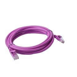8Ware Cat6a UTP Ethernet Cable, Snagless - 3m - Purple