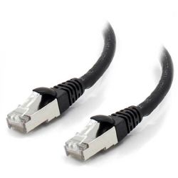 ALOGIC 2m Black 10G Shielded CAT6A LSZH Network Cable