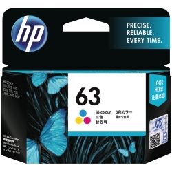 HP 63 Tri Col Ink F6U61AA