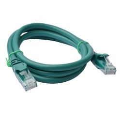 8Ware Cat6a UTP Ethernet Cable Snagless 0.5m (50cm) Green