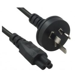 8Ware Power Cable from 3-Pin AU Male to IEC C5 Female Plug in 3m