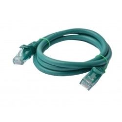 8Ware Cat6a UTP Ethernet Cable, Snagless - 1m (100cm) - Green