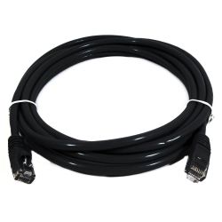 8Ware Cat6a UTP Ethernet Cable, Snagless - 2m - Black