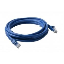 8Ware Cat6a UTP Ethernet Cable Snagless 5m Blue