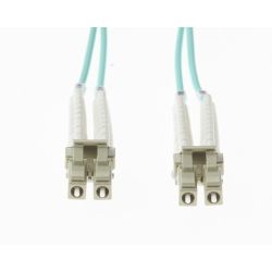 4Cabling 1m LC Flexi Boot LC Flexi Boot OM4 Multimode Fibre Optic Duplex Patch Lead
