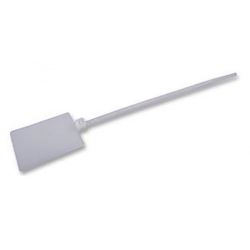 4Cabling Cable Tie 130 x 2.5mm w/ Marker Panel 28 x 20mm Natural 100 Pack