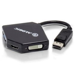 ALOGIC 3-in-1 DisplayPort to HDMI DVI VGA Adapter - Male to 3-Female - MOQ:2