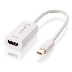 ALOGIC Premium 15cm Mini DisplayPort to HDMI Adapter - Male to Female - White - MOQ:3