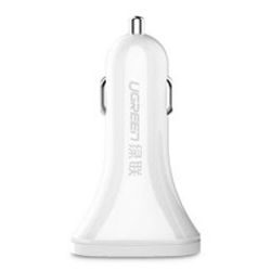 Ugreen 29W 3-Port USB Car Charger - White