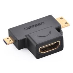 Ugreen Micro HDMI + Mini HDMI Male to HDMI Female Adapter