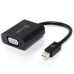 ALOGIC Elements 20cm Mini DisplayPort to VGA Adapter Male to Female - Black