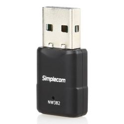 Simplecom NW382 Mini Wireless N USB Wi-Fi Adapter 802.11n 300Mbps