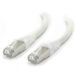 ALOGIC 3m White 10GbE Shielded CAT6A LSZH  Network Cable