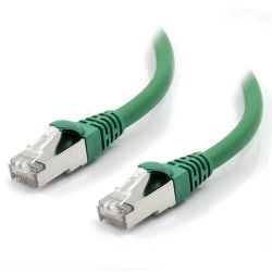 ALOGIC 1.5m Green 10G Shielded CAT6A LSZH network cable