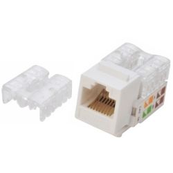 Astrotek Cat6 UTP Keystone Jack for Socket Kit 10ps per Pack Poly Bag - White