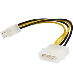 Astrotek Internal Power Molex Cable 20cm - 4-Pins to 8-Pins ATX EPS 12V Motherboard Power Supply Adapter Converter