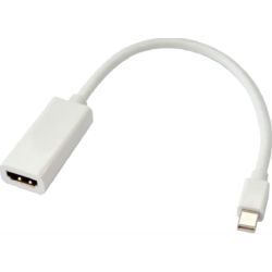 Astrotek Mini DisplayPort DP to HDMI Cable 15cm - 20-Pins Male to 19-Pins Female for 4K x 2K Nickle RoHS
