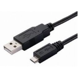 Astrotek USB to Micro USB Cable 3m Type A Male to Micro Type B Male Black Colour RoHS