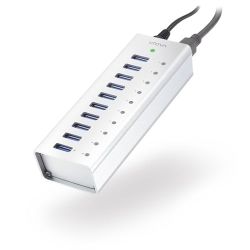 ALOGIC 10 Port USB Hub with USB Charging -Includes Power Adapter Prime Series  MOQ:1