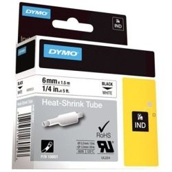 Dymo SD18051 Rhino Heat Shrink White 6mm x 1.5m