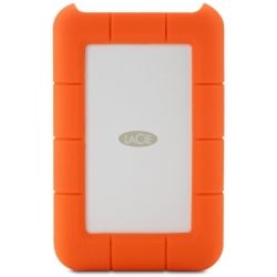 LaCie 2TB Rugged Portable External Hard Disk Drive HDD - 2.5 inch, USB-C, 2yr Wty