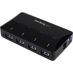 StarTech 4-Port USB 3.0 Hub plus 2.4A Charge Port