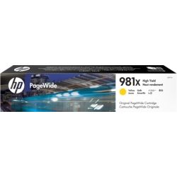 HP 981X High Yield Yellow PageWide Cartridge
