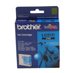 Brother LC57C Cyan Ink Cartridge (0.4K) - GENUINE