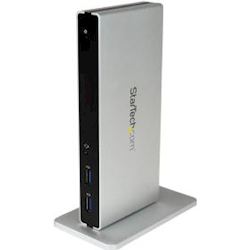 StarTech STARTECH.COM USB3.0 DOCK DUAL DISPLAY DVI DVI-D USB(5) RJ45 Vertical STAND 3YR