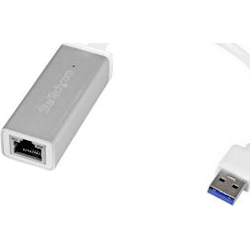 StarTech STARTECH.COM USB3.0 TO Gigabit ETHERNET ADAPTER ALUMINUM SILVER 2YR