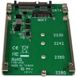 StarTech STARTECH.COM M.2 SSD to 2.5" SATA ADAPTER CONVERTER 7MM OR LARGER 2.5" SATA BAY 2YR