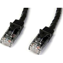 StarTech STARTECH.COM CAT6 ETHERNET CABLE 5M BLACK 650MHZ 100W SNAGLESS PATCH CORD Lifetime WARR