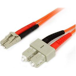 StarTech 1m Multimode Fiber Patch Cable LC SC