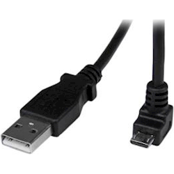 StarTech 2m USB to Down Angle Micro USB Cable