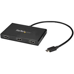 StarTech USB C to HDMI Splitter - 3-Port MST Hub