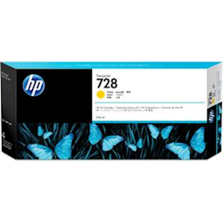 HP 728 300-ml Yellow Ink Cartridge