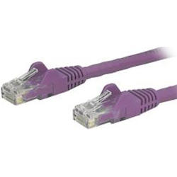StarTech STARTECH.COM CAT6 ETHERNET CABLE 50CM Purple 650MHZ SNAGLESS PATCH CORD