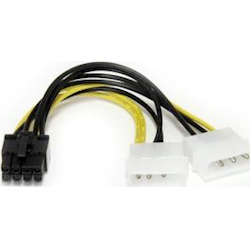 StarTech STARTECH.COM 15CM LP4 TO 8 PIN PCIe VIDEO Card POWER CABLE ADAPTER LTW