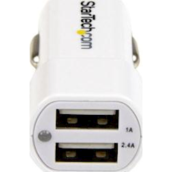 StarTech Dual Port USB Car Charger - 24W/4.8A
