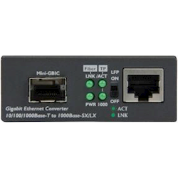 StarTech Fiber Media Converter with Open SFP Slot