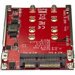 StarTech STARTECH.COM DUAL-SLOT M.2 to SATA ADAPTER M.2 ADAPTER RAID 2YR
