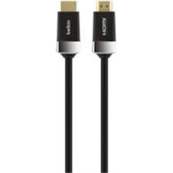 Belkin Advanced Series High Speed w/Ethernet HDMI Cable 4K/Ultra HD Compatible (5M) Black(AV10050BT5M)Perfect for 4K TVs18Gbps bandwidth