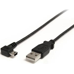 StarTech STARTECH.COM 1.8M/6FT Mini USB2.0 A TO USB MINI-B CABLE M TO M RIGHT ANGLE LTW